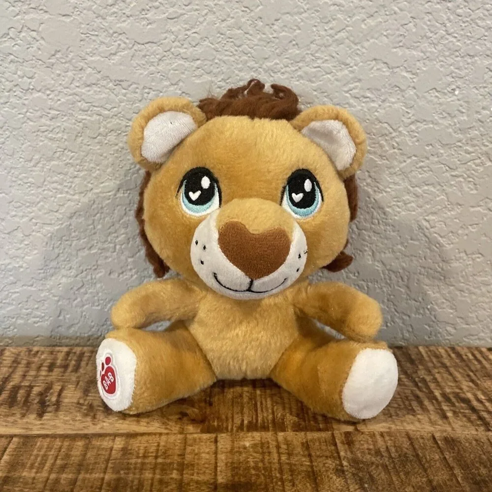 BUILD A BEAR 7” Small Fry Buddy Lion Plush 2015 Stuffed Animal BAB Soft